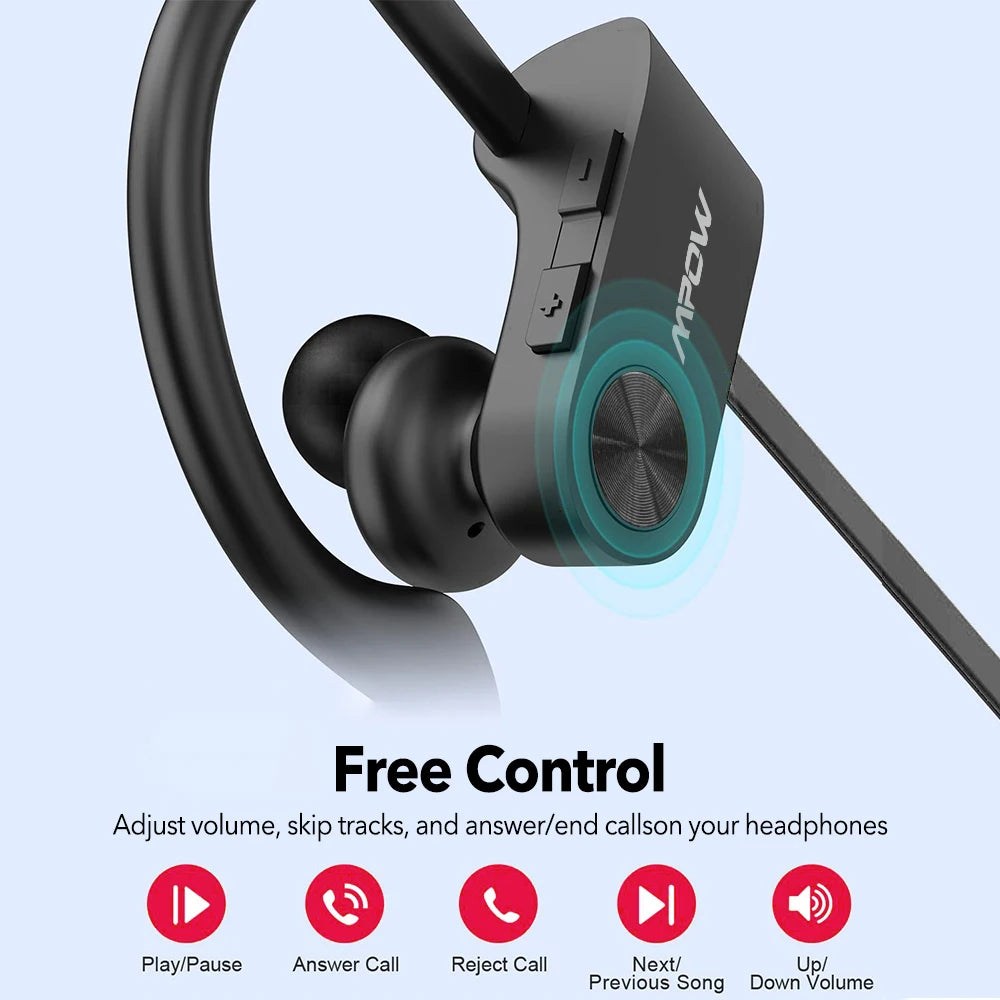 Mpow Flame Bluetooth Earbuds IPX7 Waterproof 12 Hours Playtime