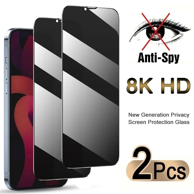 Anti-Spy Glass Screen Protector for iPhone